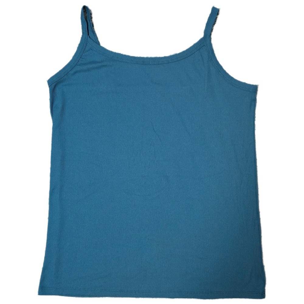 Set of 3 XXL 19 Ribbed Tank Top Bundle Sleeveless Maroon Blue Mustard (T) - Picture 7 of 13